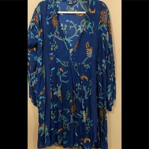 S.R. Fashion Plunge Neckline Dress or Tunic XL New